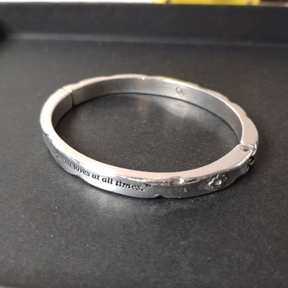 6.5 Inch Brighton Proverb 17 17 Bracelet - Picture 3 of 9